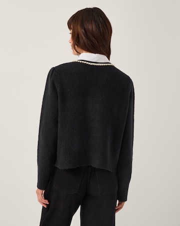Monsoon Pia Pearl Embellished Cardigan