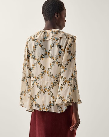 Monsoon Cheryl Diamond Floral Blouse