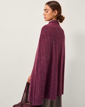 Monsoon Carrie Cable Knit Poncho