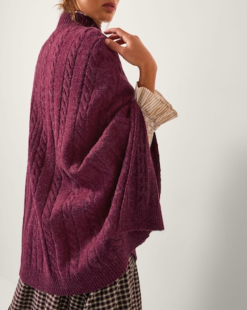 Monsoon Carrie Cable Knit Poncho