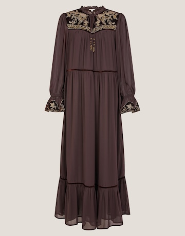 Monsoon Nova Yoke Chiffon Maxi Dress