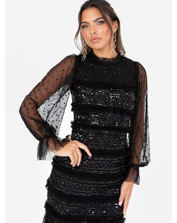 Maya Deluxe Embellished Dress