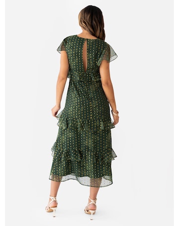 Anaya Metallic thread Dress