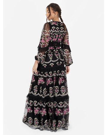 Maya Deluxe Embroidered Dress