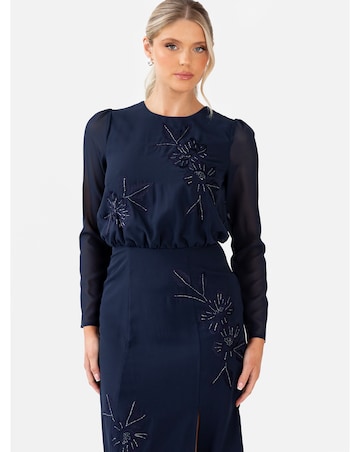 Maya Deluxe Embroidered Dress