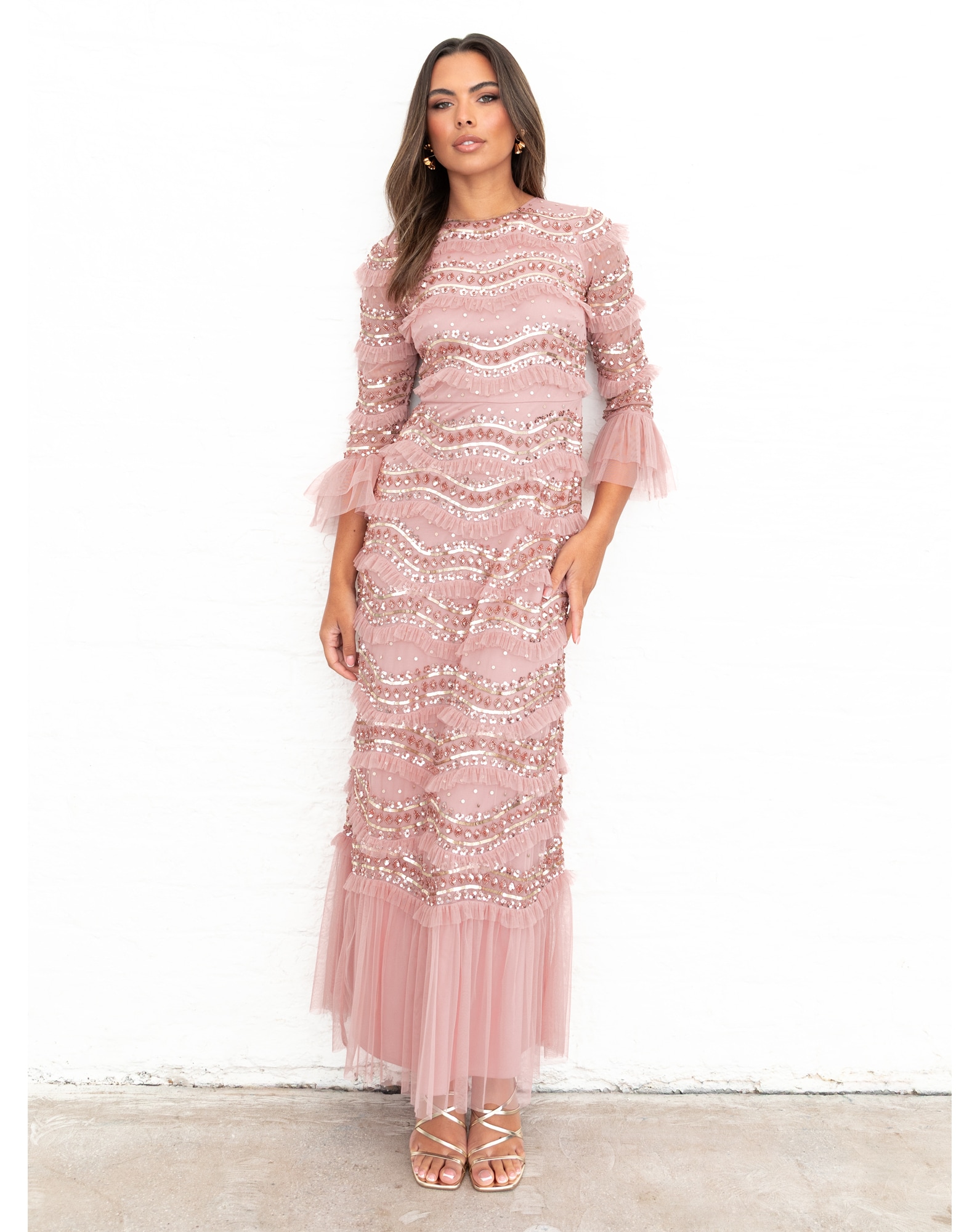 Maya Deluxe Embellished Dress