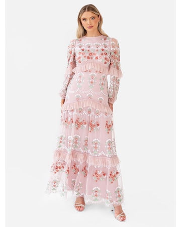 Maya Deluxe Embroidered Dress