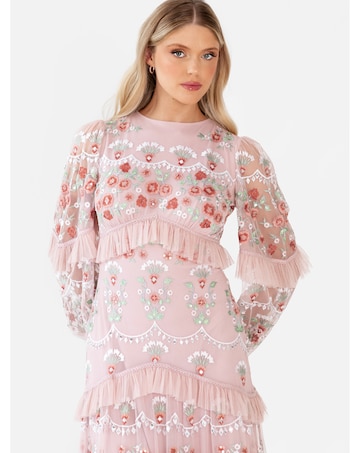 Maya Deluxe Embroidered Dress