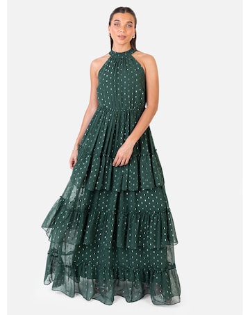 Anaya Metallic thread Dress