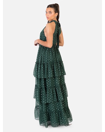 Anaya Metallic thread Dress