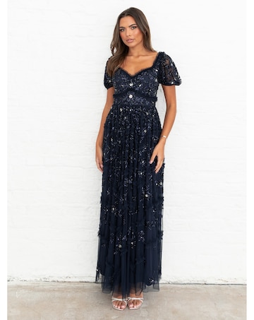 Maya Deluxe Embellished Dress