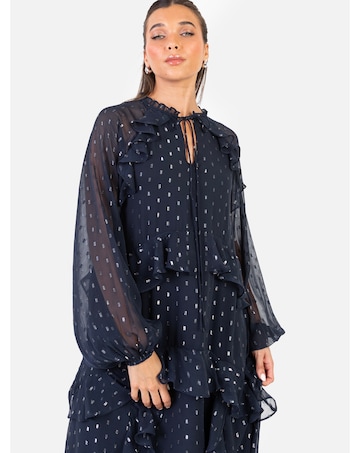 Anaya Metallic thread Dress