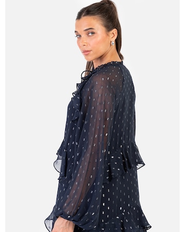 Anaya Metallic thread Dress