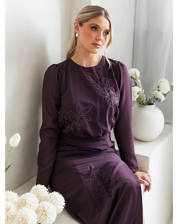 Maya Deluxe Embroidered Dress