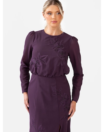 Maya Deluxe Embroidered Dress