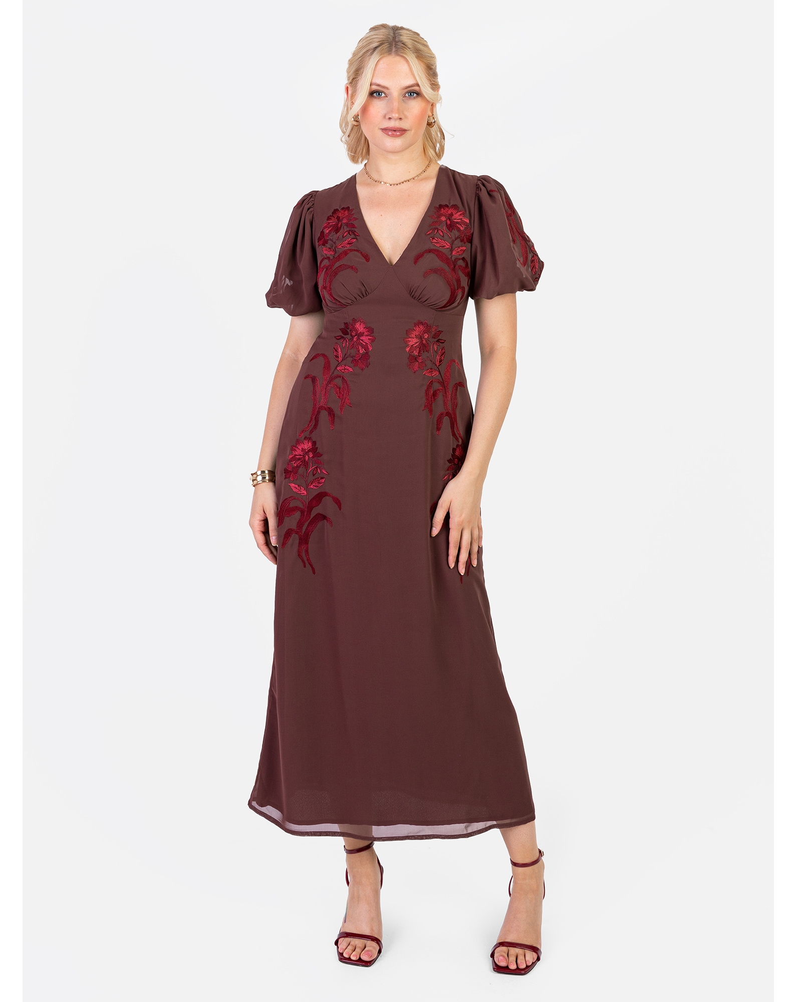 New In - Maya Deluxe Embroidered Dress