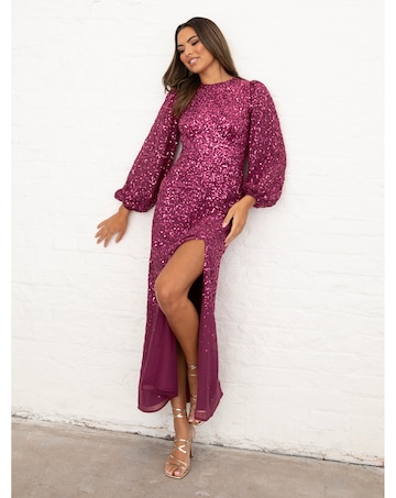 Maya Deluxe Sequined Dress