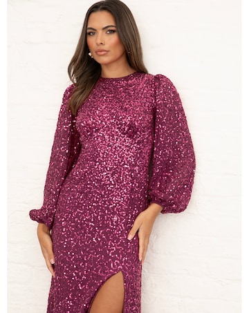 Maya Deluxe Sequined Dress