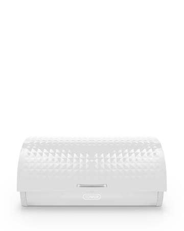Tower Solitaire Bread Bin-White