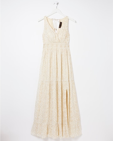 FatFace Ivy Foil Leaves Maxi Dress