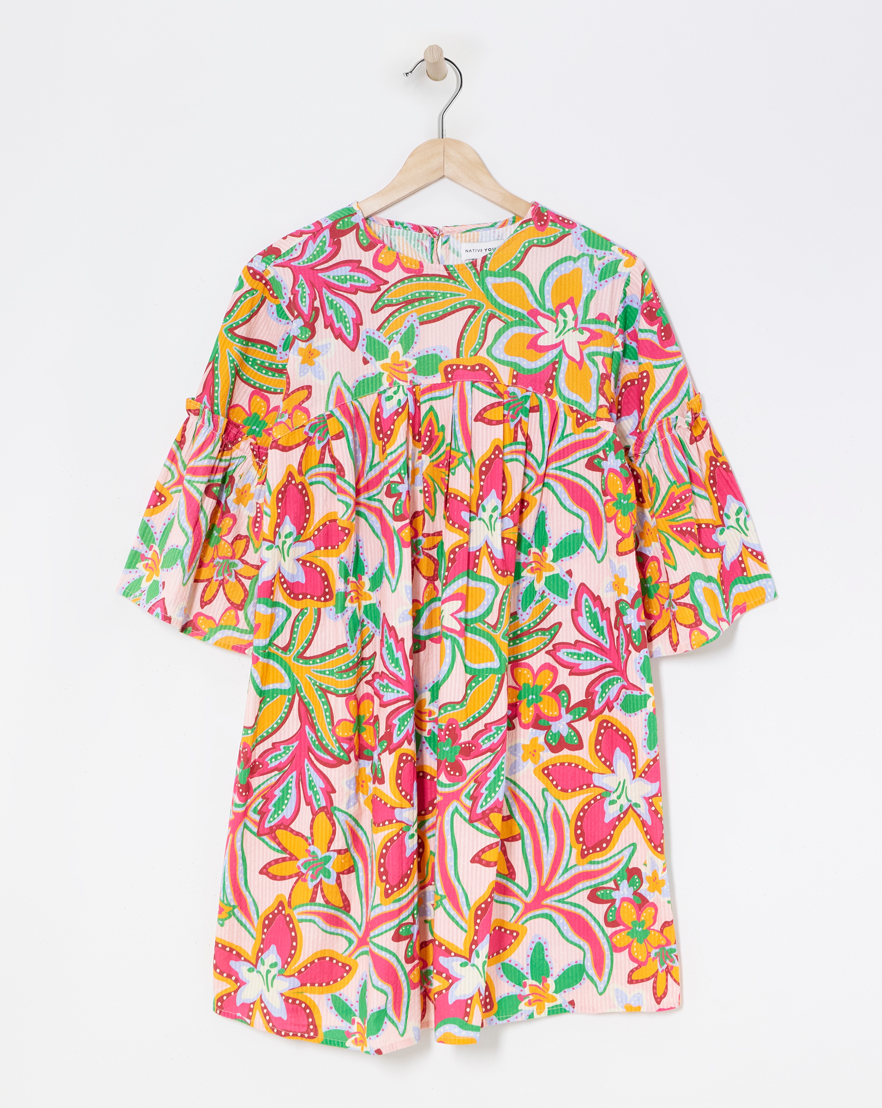 Native Youth Botanical Mini Dress