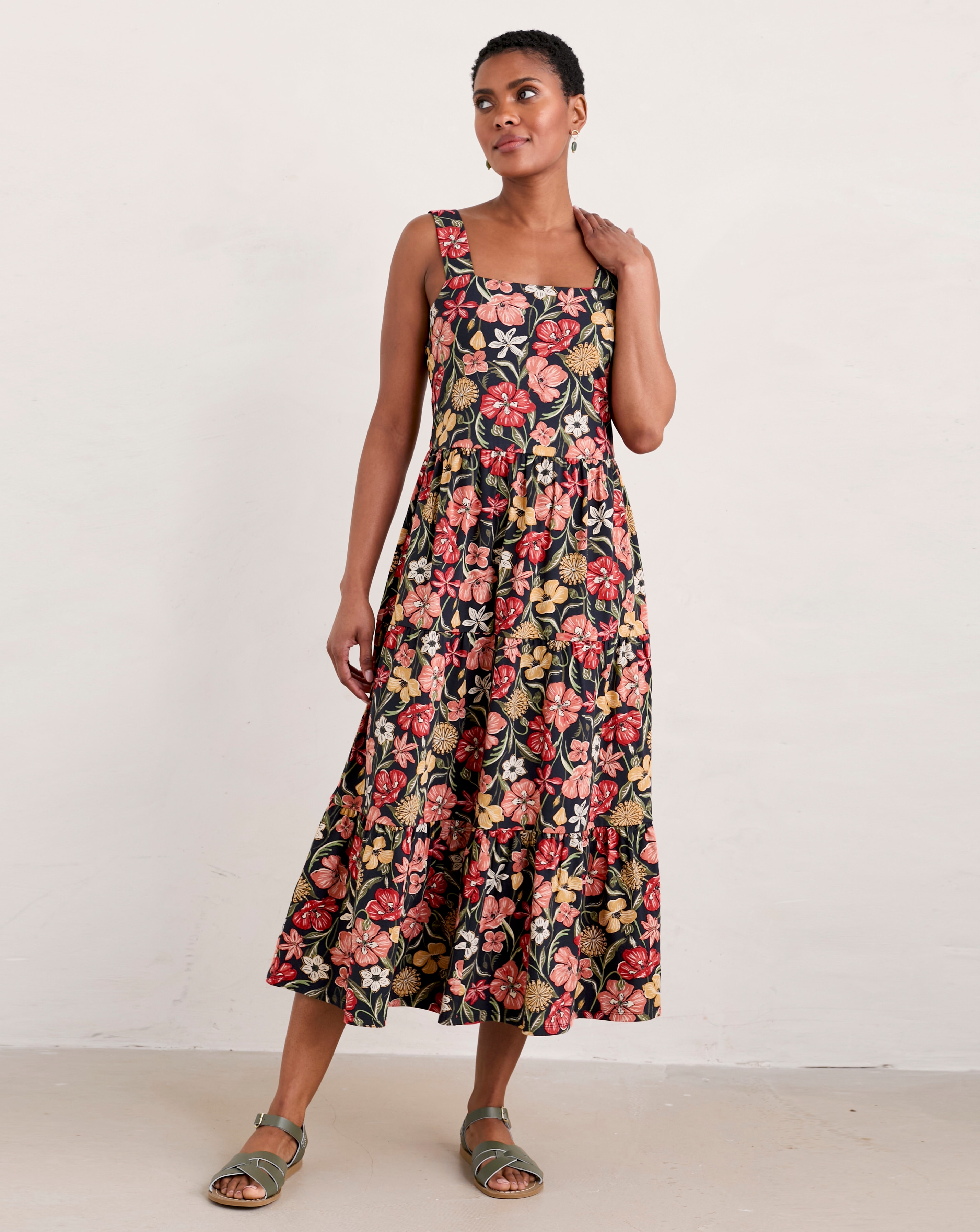 Seasalt Sleeveless Deep Water Dress