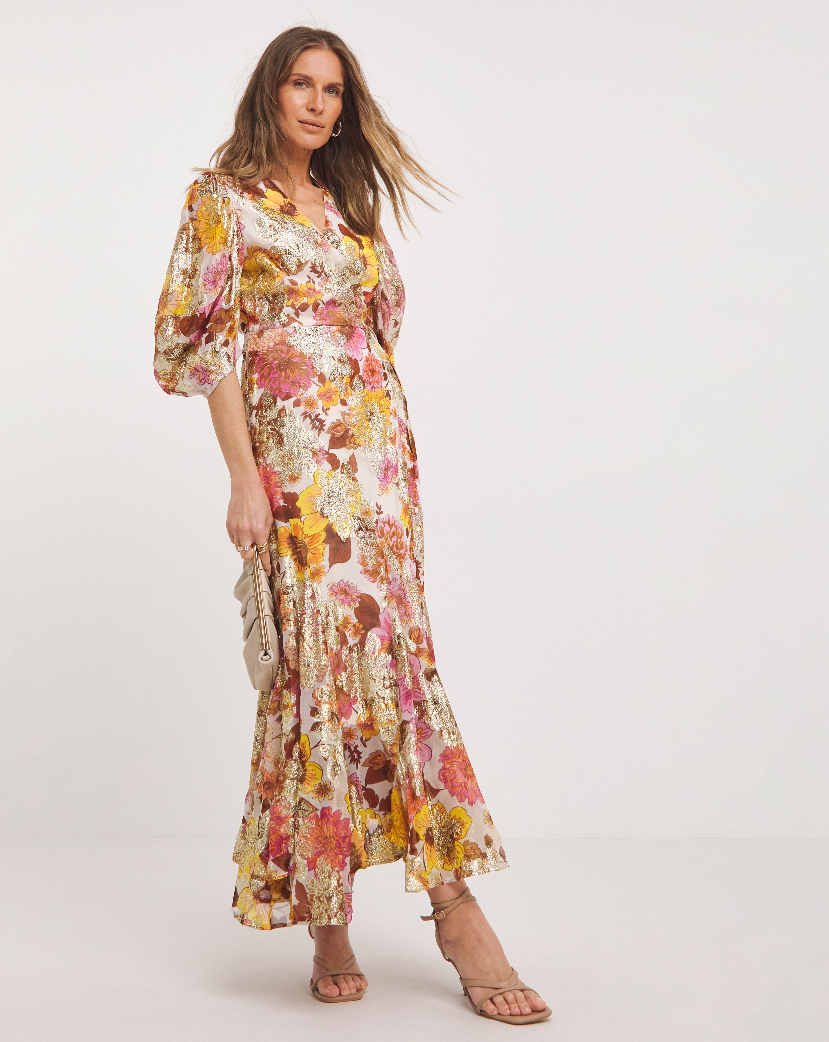 Jo Tie Waist Print Dress