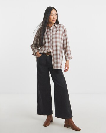 Oversized Check Shirt