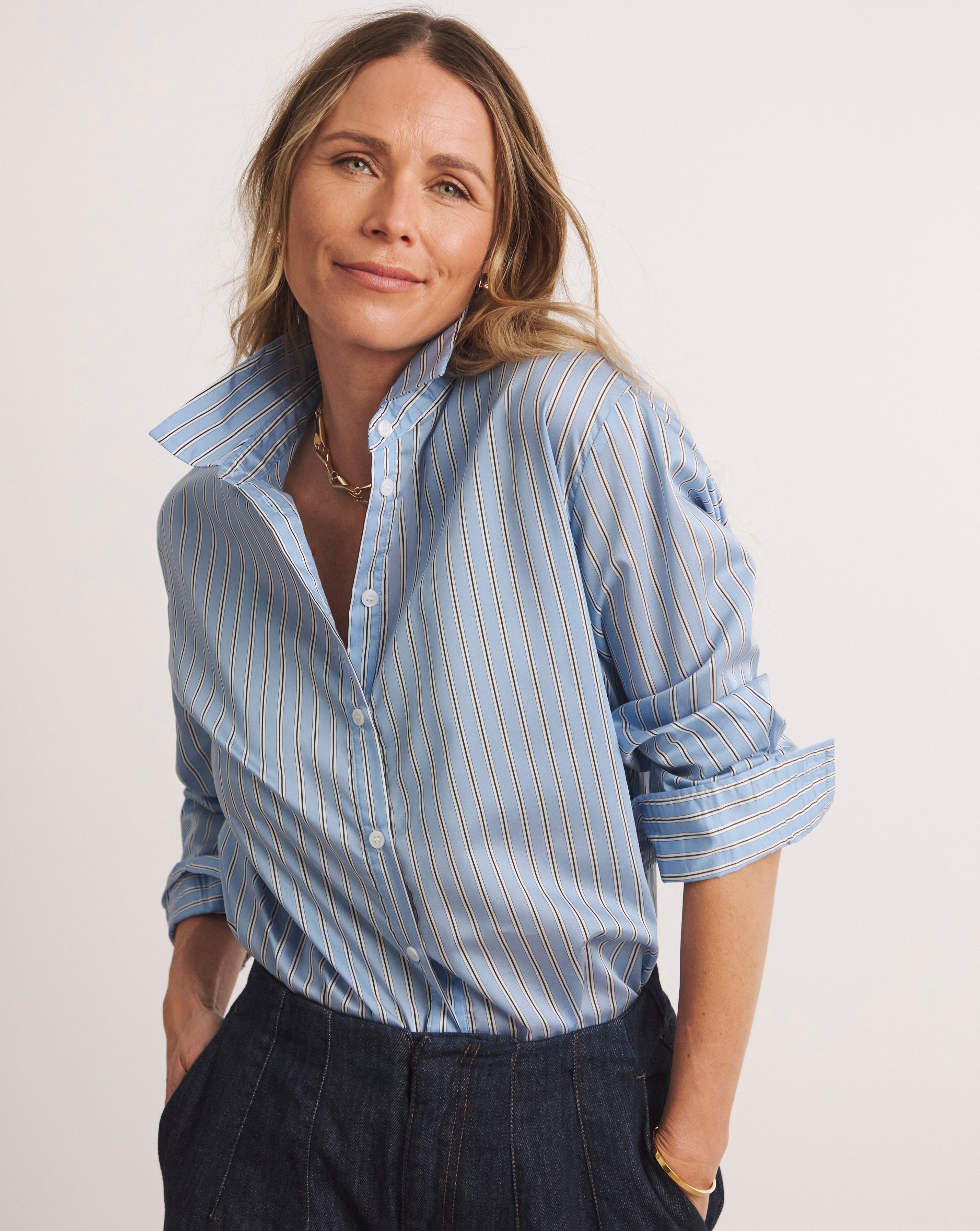 Anthology Stripe Oversized Shirt