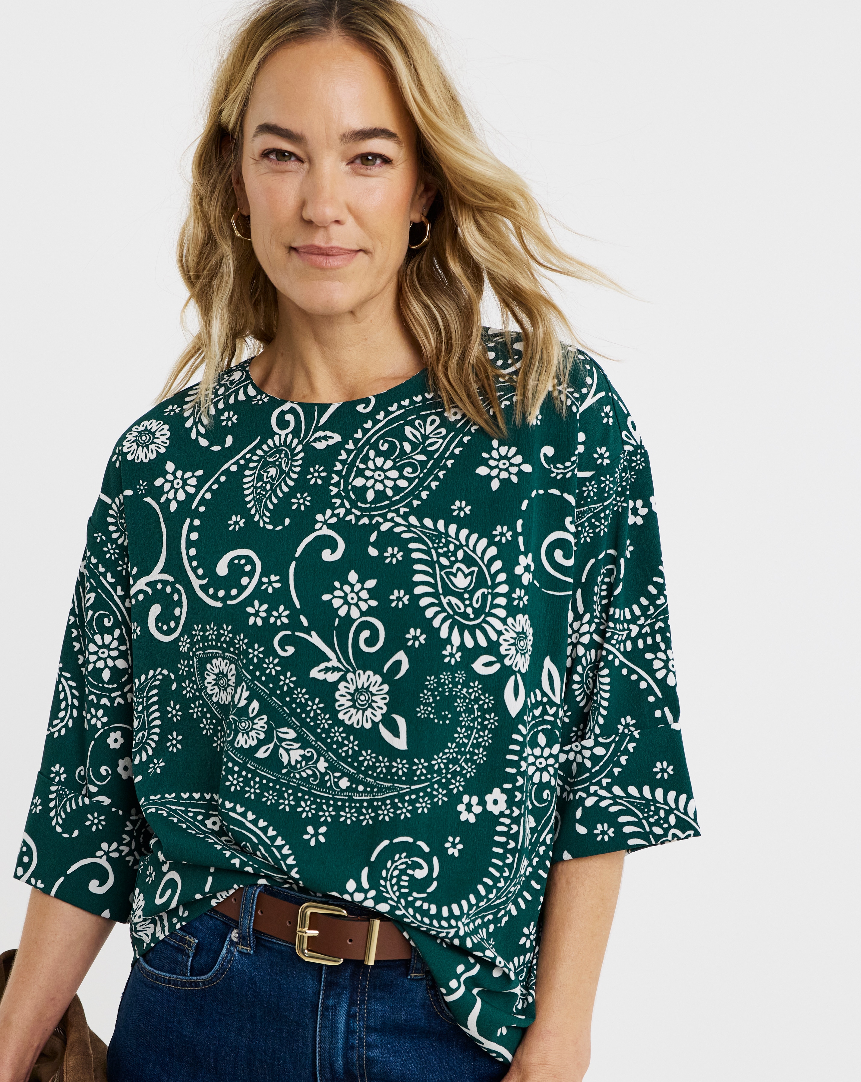 New In - Half Sleeve Boxy Top