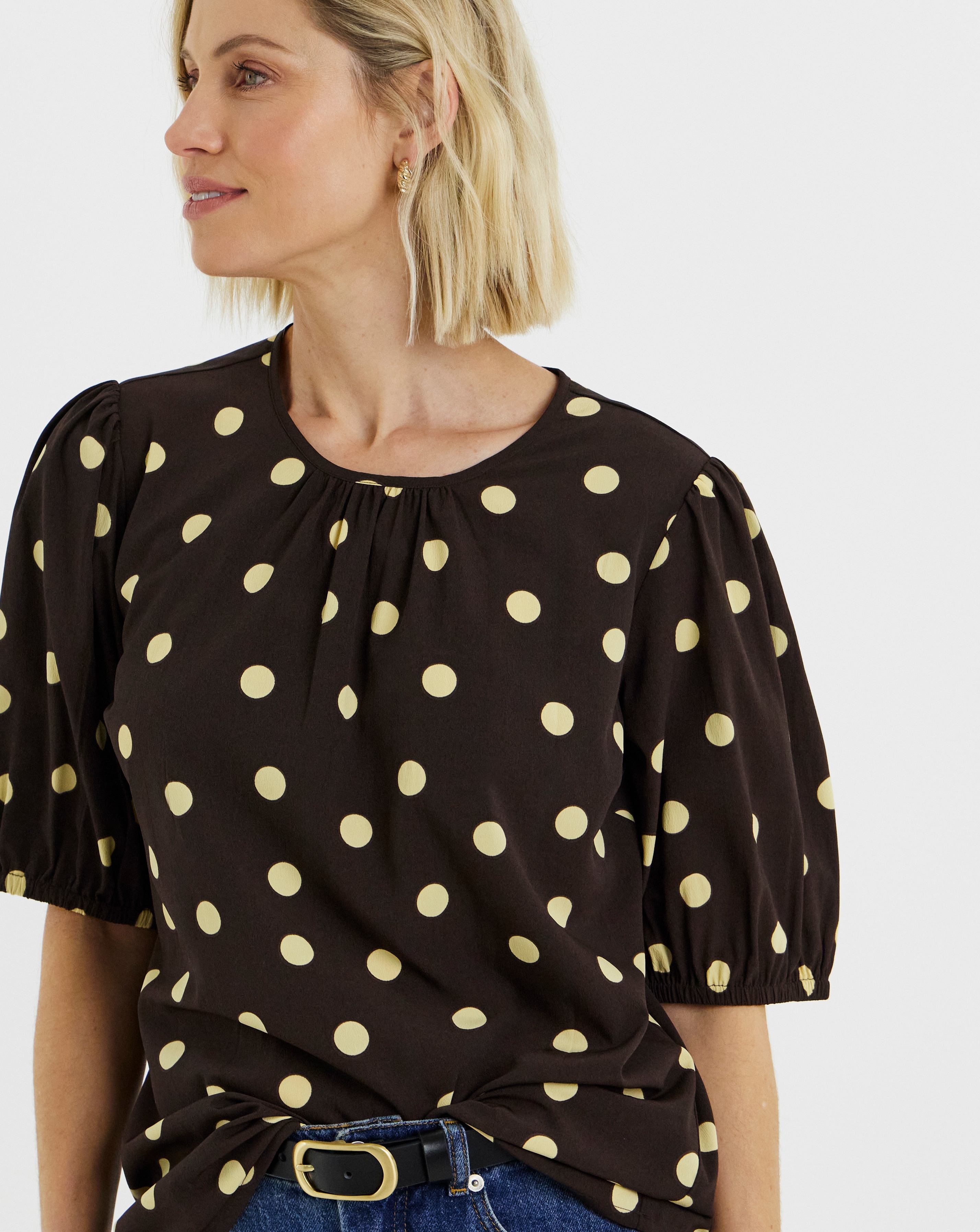 New In - Puff Sleeve Top