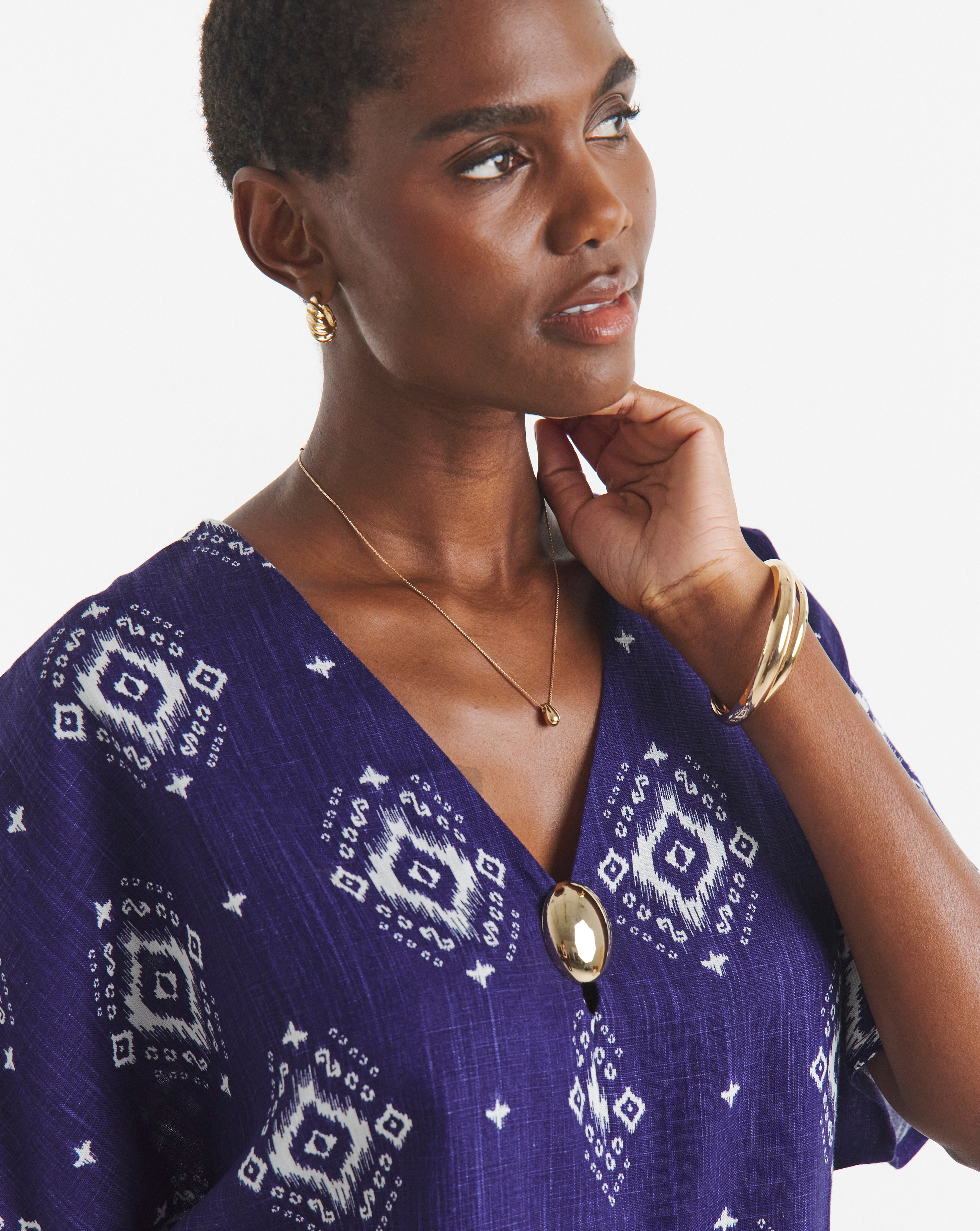 New In - Linen Mix Tunic