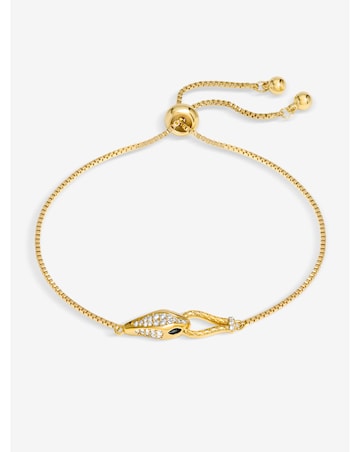 Jon Richard Gold Plated Snake Toggle