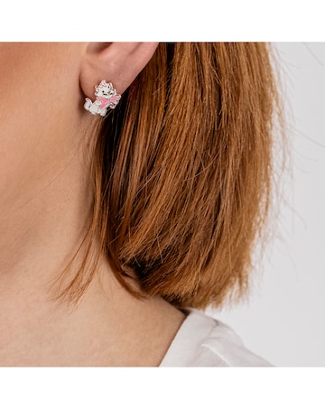Aristocat Silver Stud Earrings