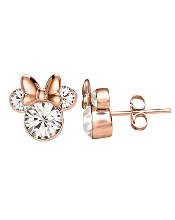 Minnie Mouse Silver Earrings