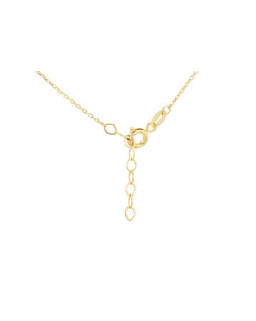 9ct Yellow Gold Multi Round CZ Necklace
