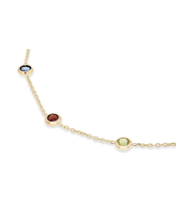 9ct Yellow Gold Multi Round CZ Bracelet