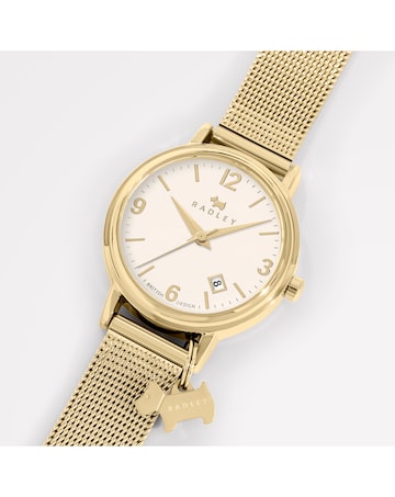 Radley Gold Mesh Strap Watch