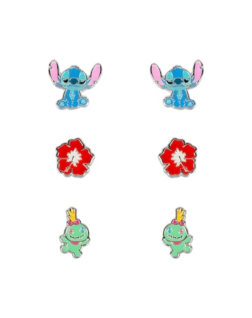 Stitch Stud Earring Set