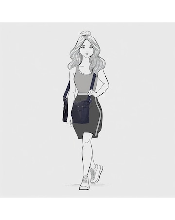 Enrico Benetti Suzie Single Handle Crinkle Nylon Shoulderbag