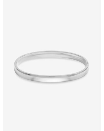 Jon Richard Waterproof Platinum Plated Polished Bangle