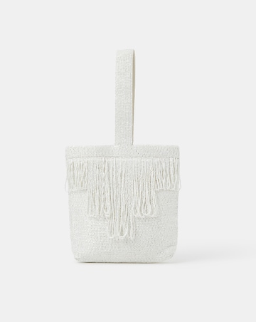 Accessorize Bridal Bead Fringe Wristl