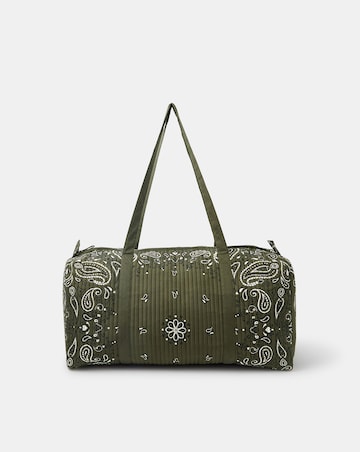 Accessorize Paisley Quilted Weekender