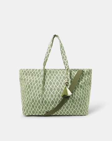 Accessorize Geometric Print Weekender Bag