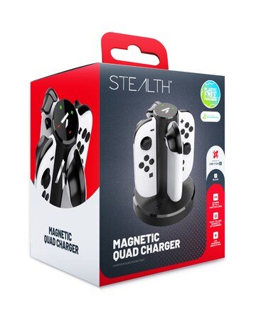 Stealth Magnetic Quad Charging Dock for Nintendo Switch 2 Joy-Cons