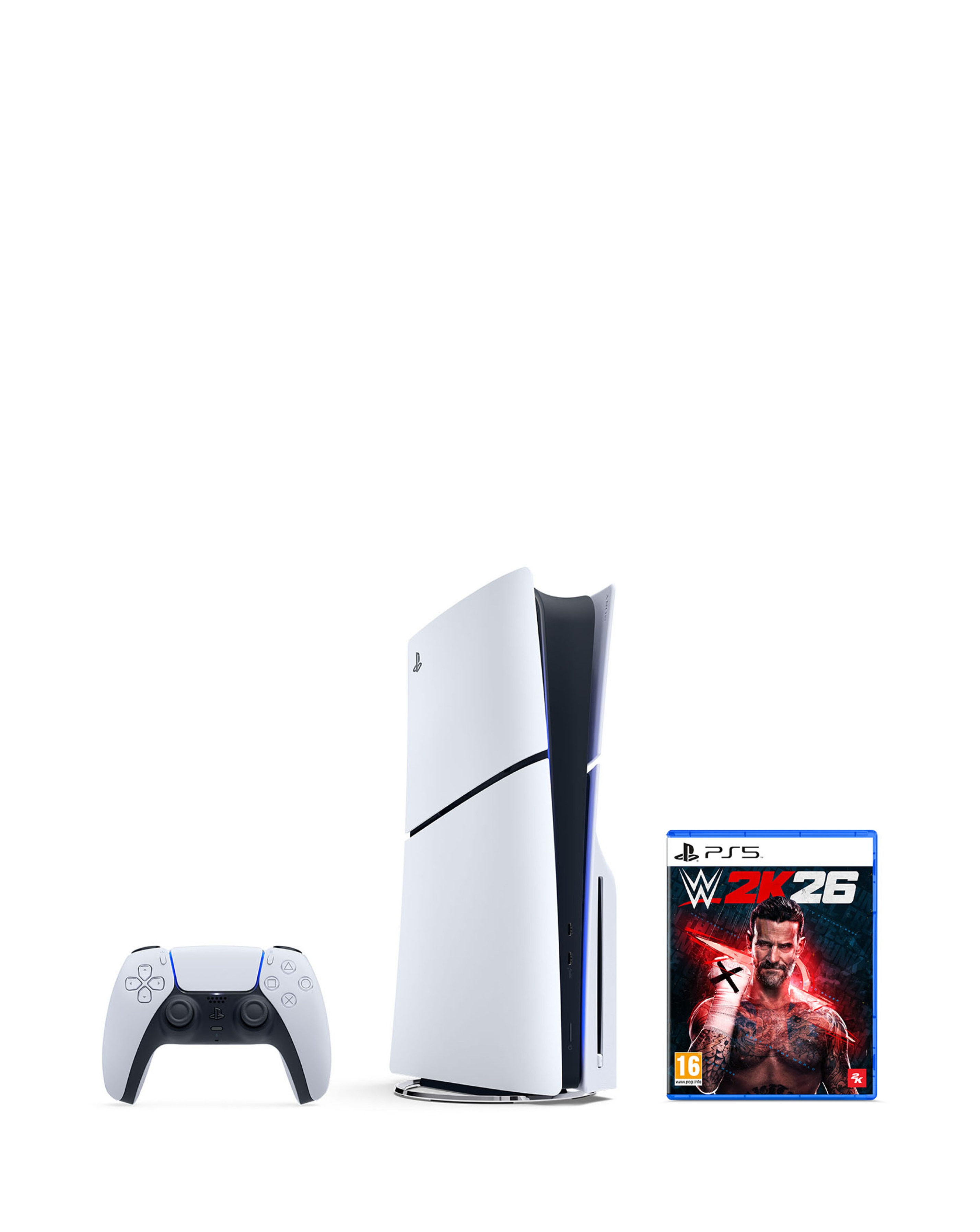 New In - PlayStation 5 Disc 1TB + WWE 2K26