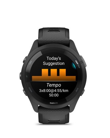 Garmin Forerunner 265 Music Smart Watch - Black/Slate Grey