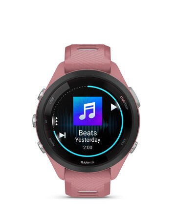 Garmin Forerunner 265S Music Smart Watch - Pink/Powder Grey
