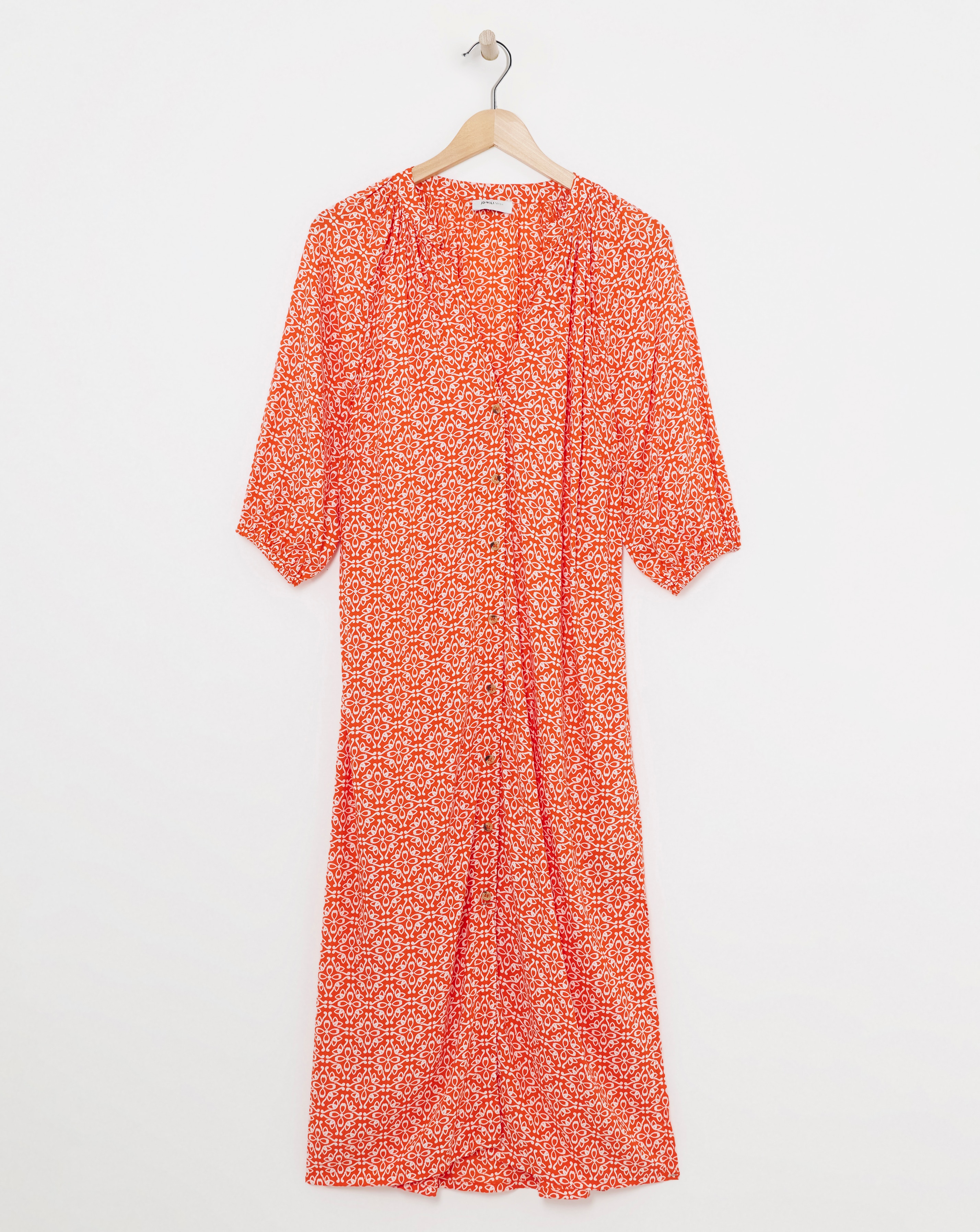 Kaftan Button Through Shirt Dress