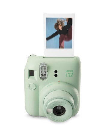Fujifilm Instax Mini 12 Mint Green Camera + Shot Film + Case + Album + Stickers